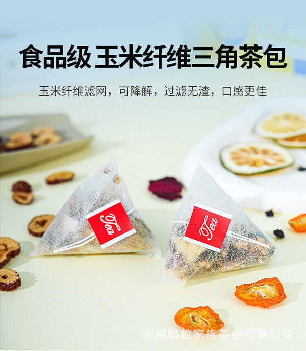 HelloYoung Flower Tea Mulberry Lily Poria Cocos Tea Cili Lemon Tea Flower Grass