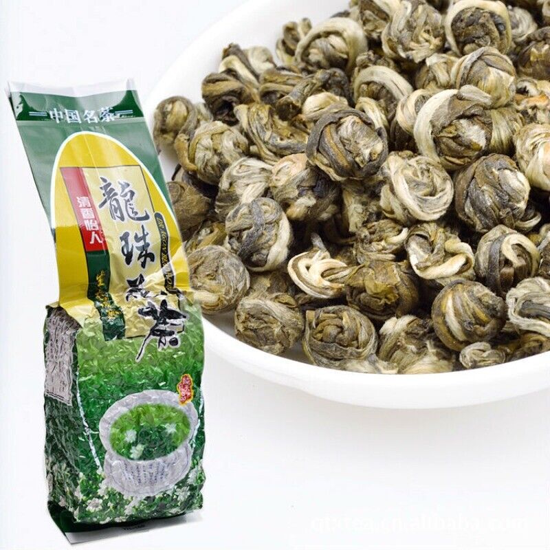 Organic JASMINE TEA DRAGON PEARLS TEA Natural Tea 250g/8.8oz Main image