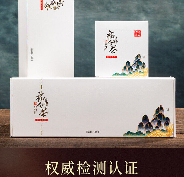 Fuding Old White Tea Shou-mee Kleine Quadratische Geschenkbox Kleine Tee Kuchen