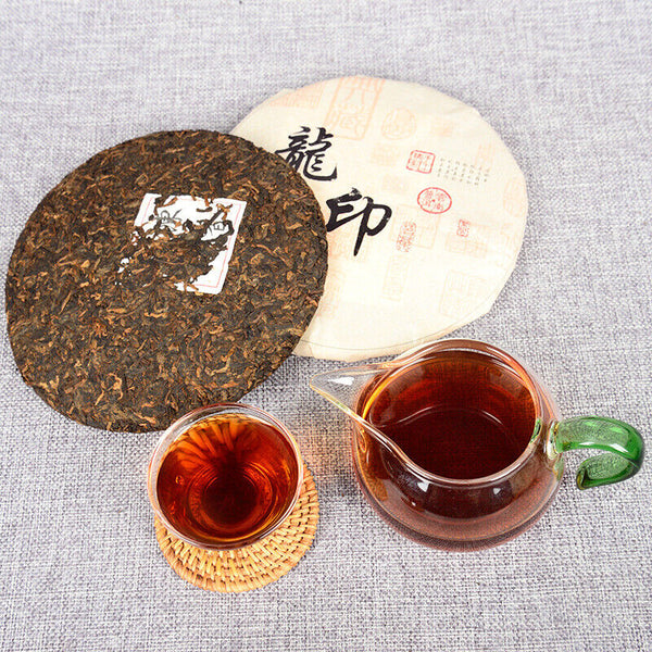 HelloYoung Yunnan Puerh Tea Cake 357g Ripe Puerh Tea Cake Ancient Tree Tea Cake