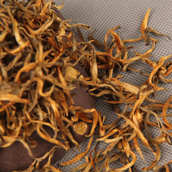 HelloYoung Yunnan Spring Tea Top Quality Wire Dian Hong TeaRed Single Bud Organic Black Tea