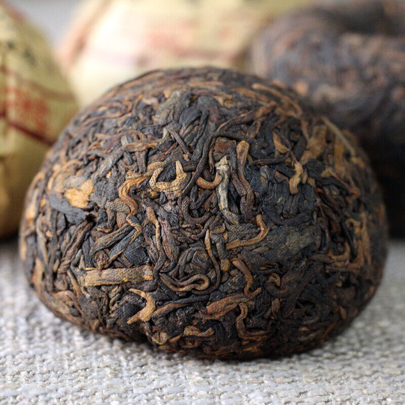 2019 Yunnan Phoenix Tuocha Pu'er Ripe Tea 100g Golden Bud Tuo Cha Black Tea Secondary image