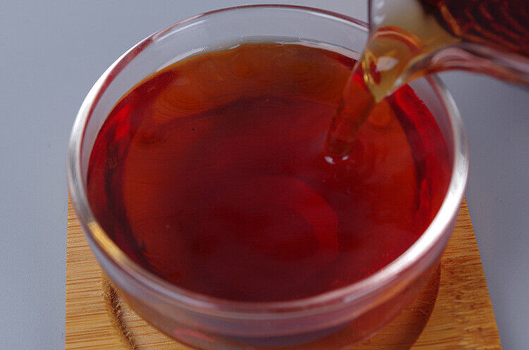 HelloYoung 250g Puerh Tea Date Fragrance Tea Brick Ripe Puerh Tea Brick