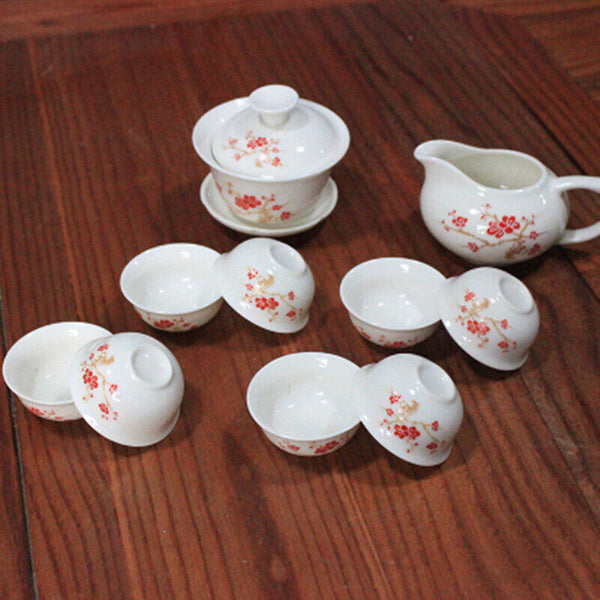 Kung Fu Tea Set Drinkware Purple Clay Ceramic Binglie Include Tea pot Tea Cup