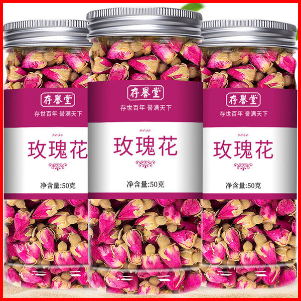 Dried Red Rose Petals Tea - Premium Loose Leaf Rose Tea Stress Relief Improved