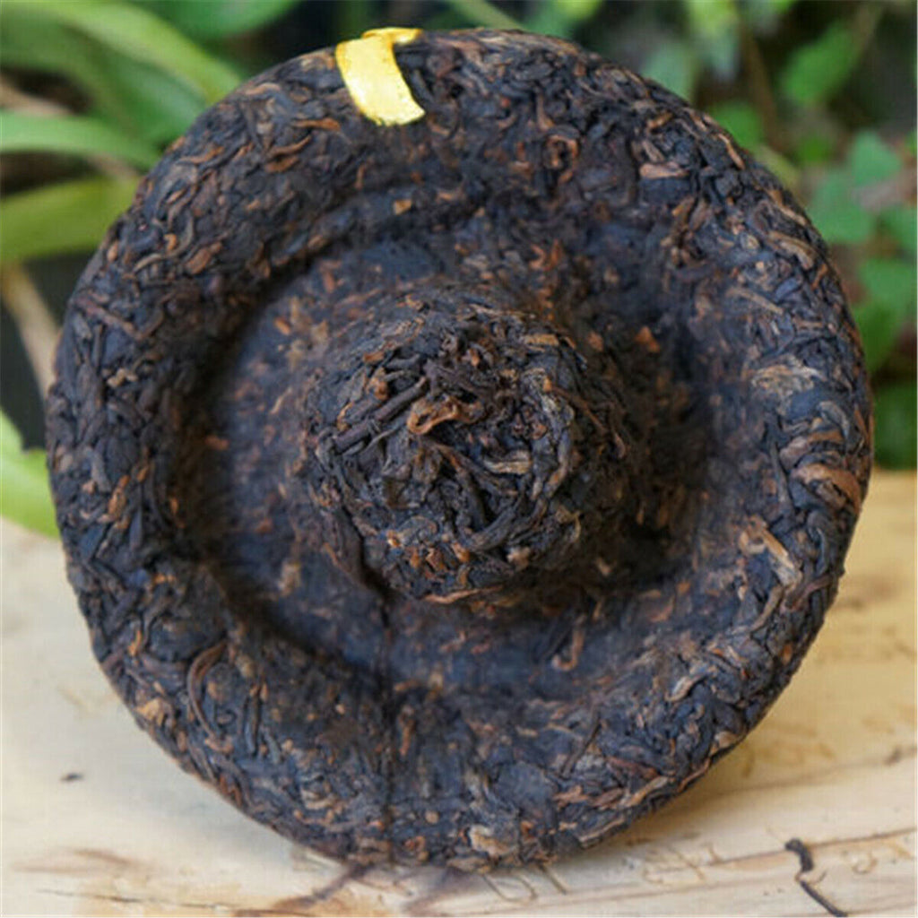HelloYoung 250g XiaGuan Puer Black Tea Big Snowy Mountains Mushroom Shape Ripe Pu-Erh Tea