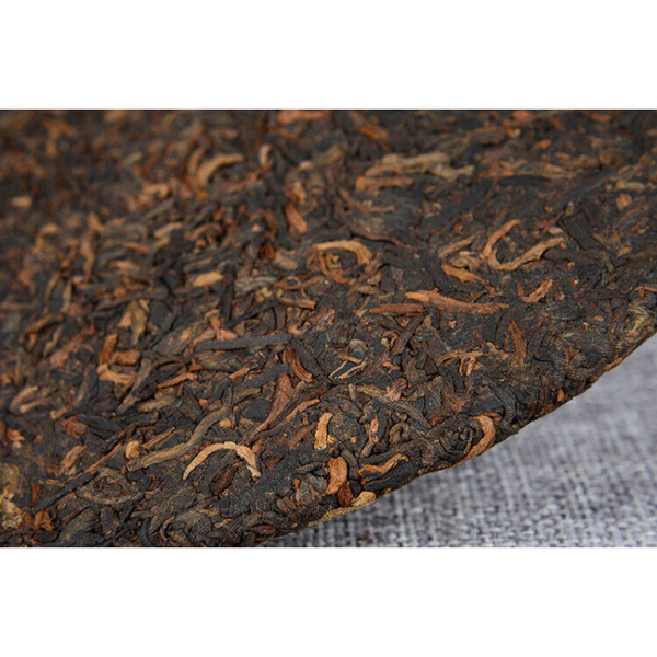 HelloYoung TeaAncient Tree Pu-erh Ripe Cake Health Care 357g Top Black Tea Yunnan Pu-erh Tea