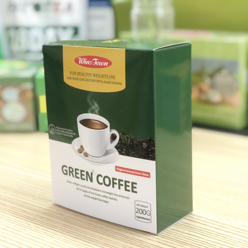 Weight Loss Coffee3 in 1Garcinia Cambogia Slimming Green Coffee with Ganoderma