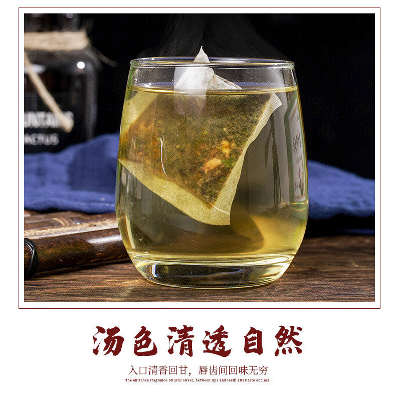Honeysuckle and Lotus Herbal Tea with Mint Almond and Platycodon for Detox Secondary image