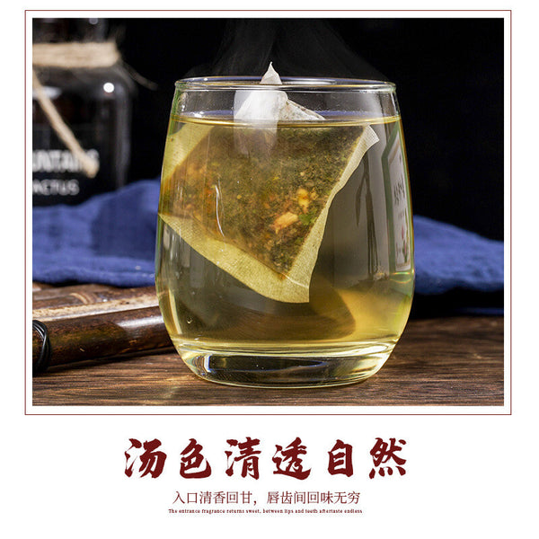 Honeysuckle and Lotus Herbal Tea with Mint Almond and Platycodon for Detox