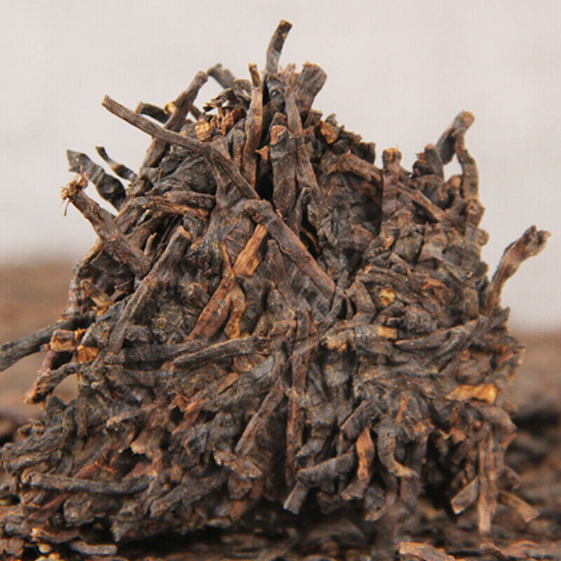 HelloYoung 1000g Pu'er Ripe Tea Brick Yunnan Ancient Tree Pu'er Tea Organic Old Terrier Tea
