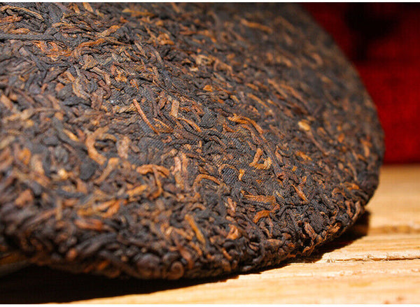 HelloYoung Yunnan Pu'er Tea Ripe Tea Cake Lao Banzhang Ripe Tea Cake 357g