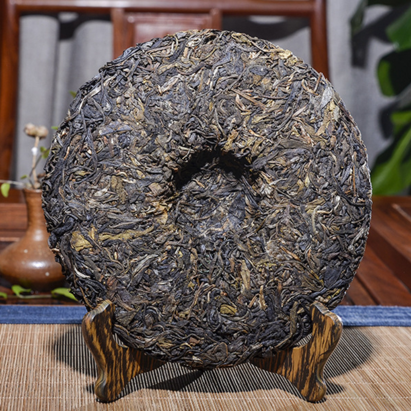 Green Tea da shu cha357g/12.59oz Big  Tea Pu'er Tea Cake Health
