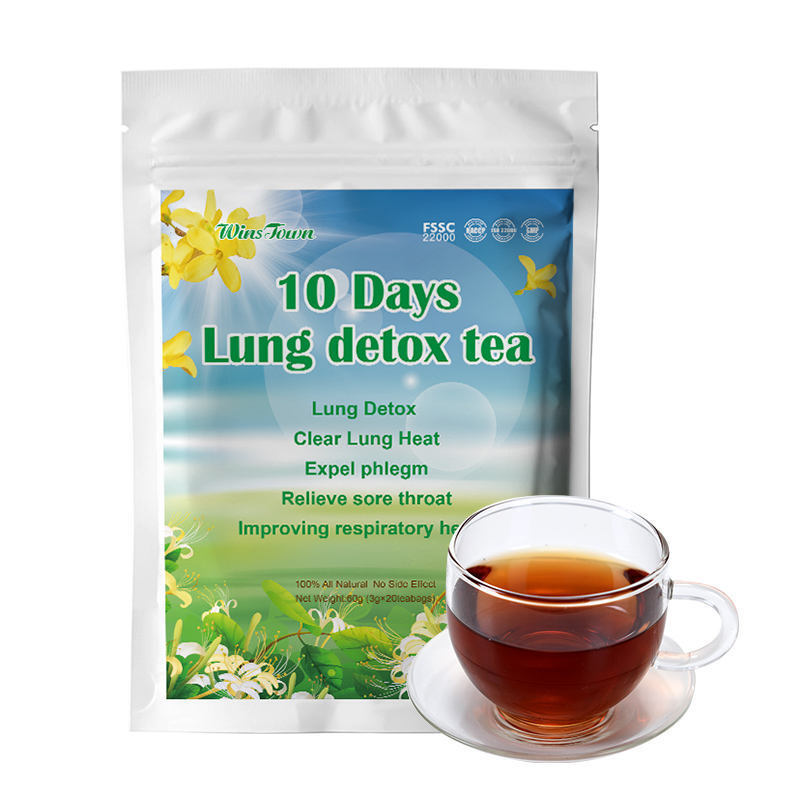 10 Day Lung Cleanse Detox Tea Flower Tea Bag Natural Herb Organic Detox Tea