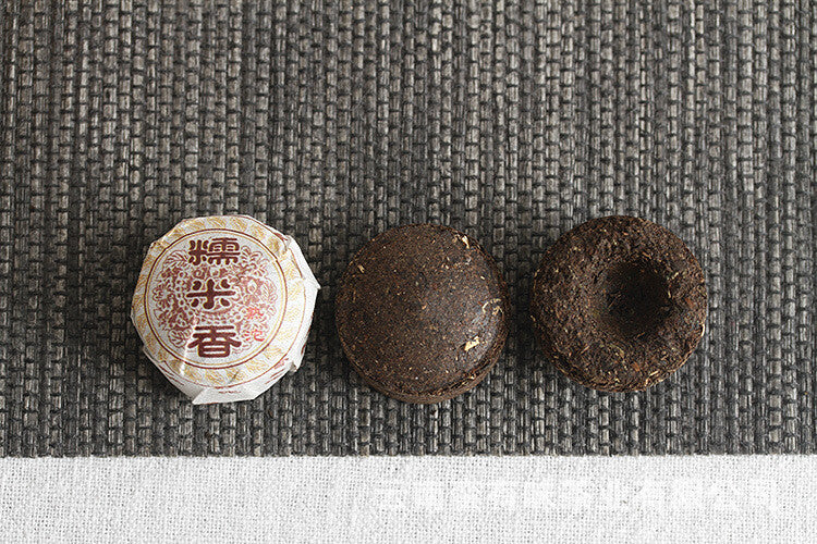 500g Glutinous Rice Fragrance Cooked Tuo (White Cotton) Yunnan Pu'er Tea