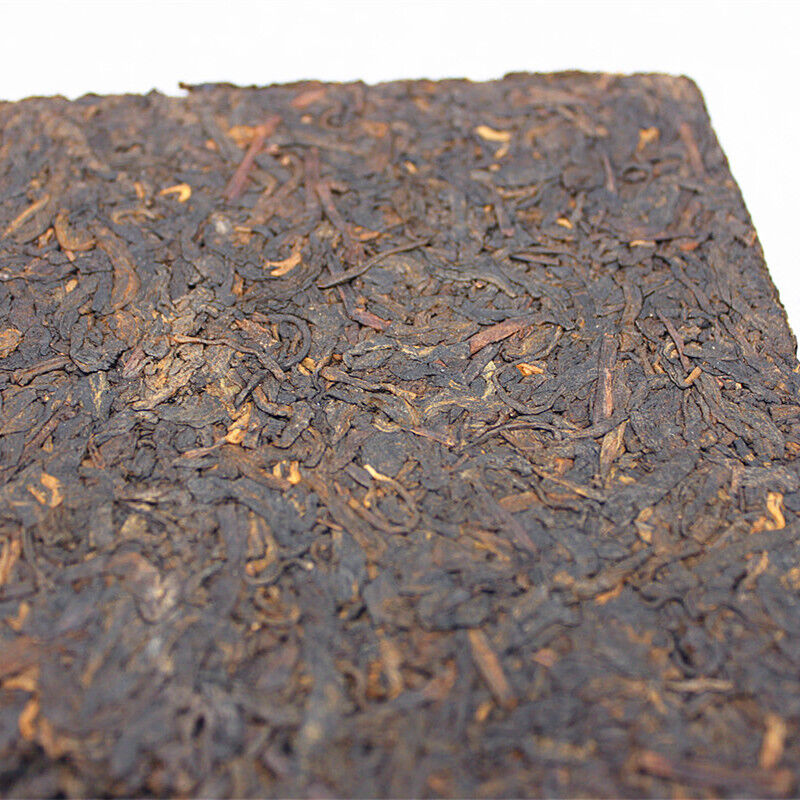 HelloYoung Yunnan Pu'er Tea Camphor Palace Tea Brick 250g Ripe Tea Menghai Palace Brick