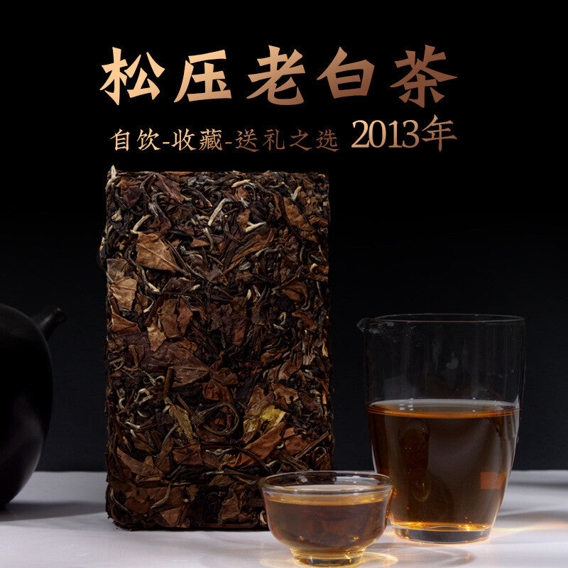 250g High Mountain Sun Date Fragrance Old Shoumei Tea Brick Fuding White Tea Secondary image