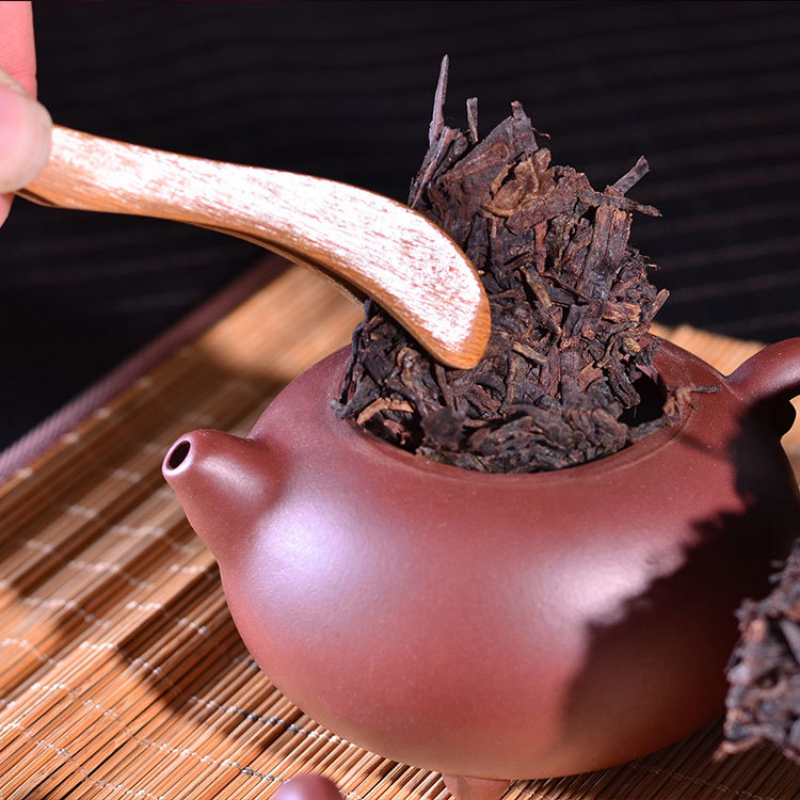 Pu'er Tea 250g/8.8oz Organic Black Tea Ripe Tea Brick Menghai Aged Brick Tea