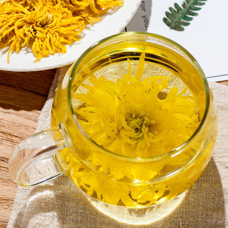 Golden Chrysanthemum Tea Big Yellow Chrysanthemum One Cup Per Flower 12G/BOX Secondary image