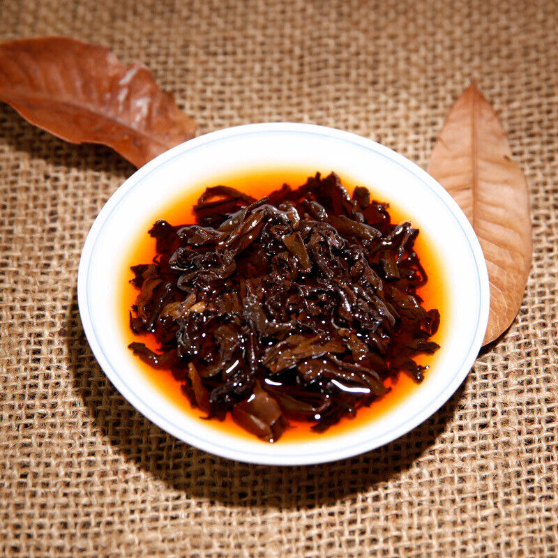 Pu'er Tea Ripe Tea Yunnan Qizi Cake Tea Ripe Pu'er Tea 357g