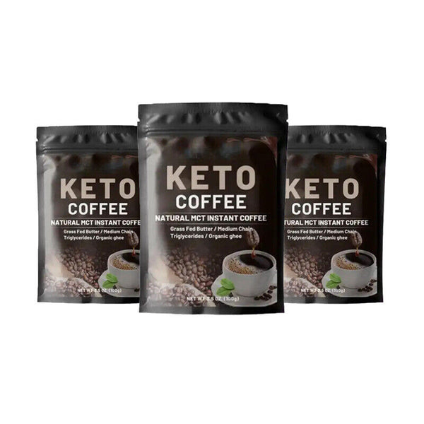 KETO Coffee Fitness Instant Festes Getränk ketogen 100g Black Coffee 100g