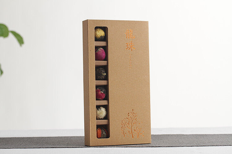 HelloYoung Yunnan Pu-erh Flower Tea Dragon Pearl 18 raw tea 6 flavor combination flower tea