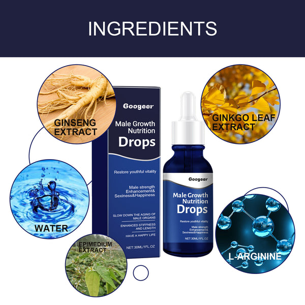 1/3Pcs Male Growth Nutrition Drops Natural Male Strengthening Drops