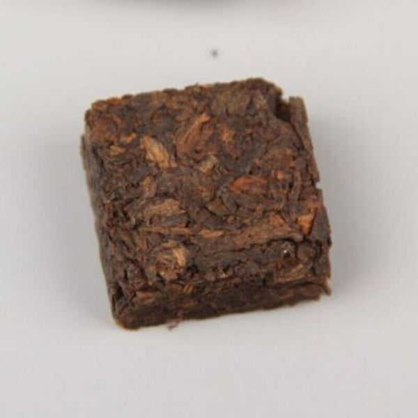 Brick Shu Puer Pu-erh Ripe Tea 2003 Yunnan 'Jia' Word Mini Tea Aged Pu'er Brick
