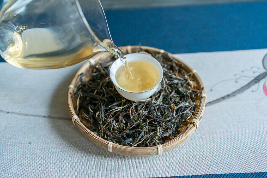 HelloYoung 500g Icelandic Dam Crooked Head Spring Ancient Pu-erh Raw Tea Honey Orchid Aroma