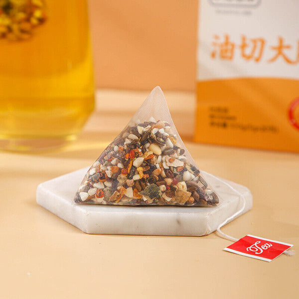 HelloYoung Oil Cut Potbelly Tea Bag Winter Melon Lotus Leaf Barley Red Beans Peel Tea 100g