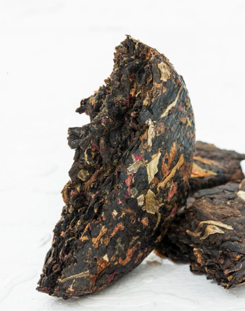 HelloYoung Rose Puerh Tea Iron Box Yunnan Seven Zi Cake Ripe Tea 200g/7.05oz