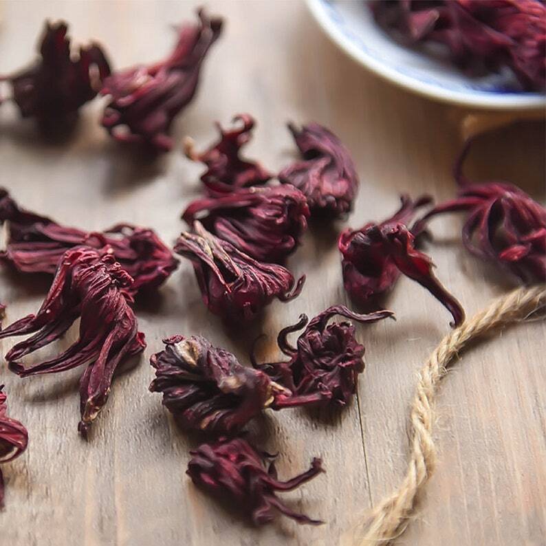 Organic Roselle Tea Dried Buds Dried Roselle Hibiscus Flower Makes A Healthy Tea Secondary image