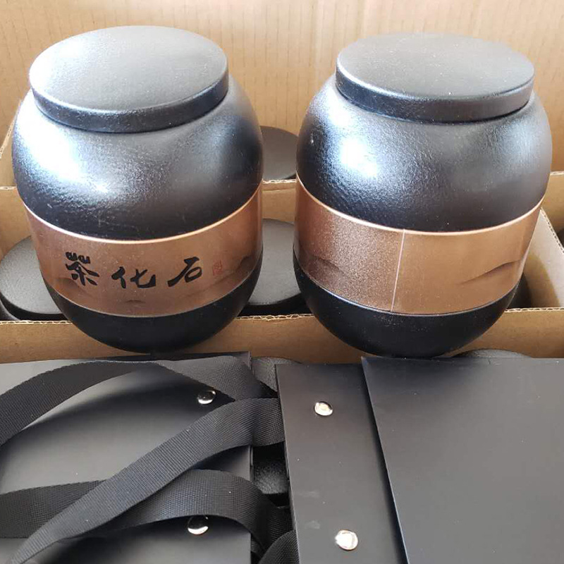 500g Ripe Glutinous Fragrance Fossilize Tea Tin Tea Gift Yunnan Pu-erh Tea