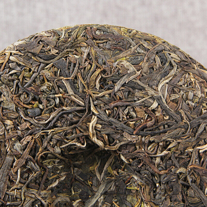 HelloYoung 357g  Ancient Tree Pu-erh Tea Natural Pu'er Green Tea Cake Pure Handmade