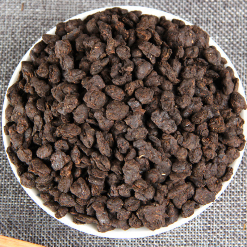 500g Pu'er Ripe Tea Yunnan Pu'er Tea Crushed Silver Old Tea Head Craft Tea