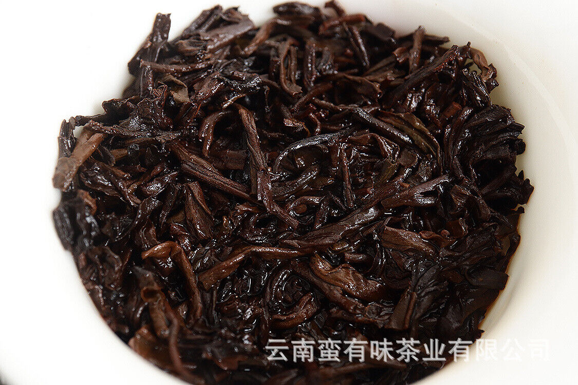 HelloYoung 500g Yunnan Pu'er Tea Icelandic Ripe Dragon Pearl 8g Ripe Tea Thin Slices