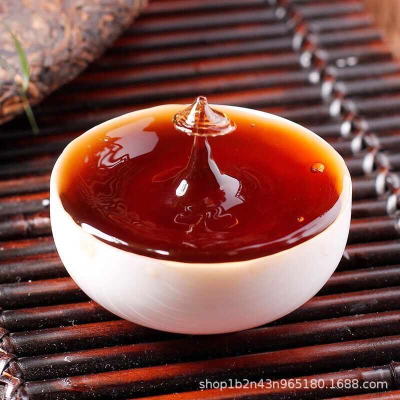HelloYoung Yunnan Pu'er Tea Ripe Tea 357g Cake Tea Good Ripe Tea Golden Bud One Bite