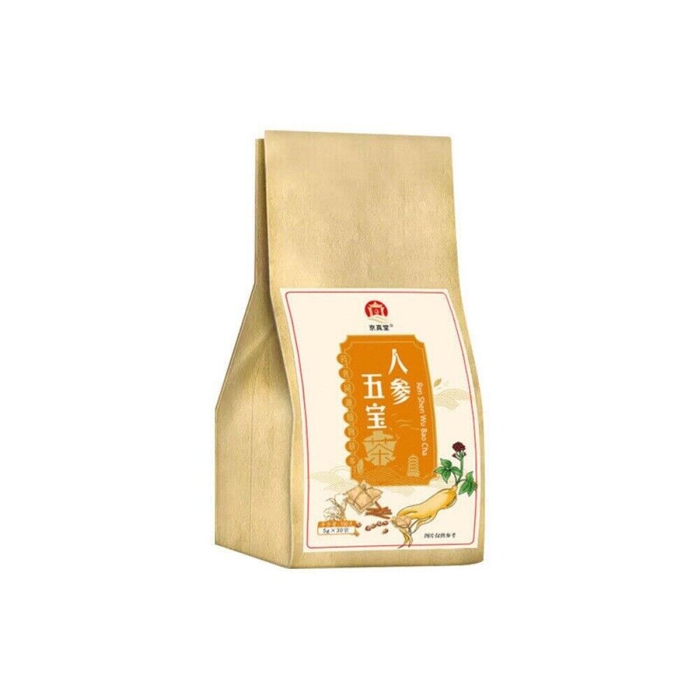 Ginseng Five Treasures Tea Goji Mulberry He Shou Wu Mens Herbal Energy Blend Main image