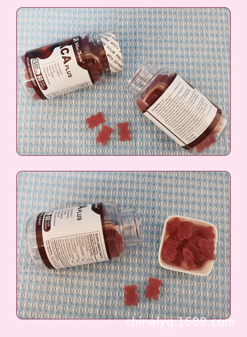 100% Pure Maca Plus Gummy HIP BUTT ENLARGEMENT  Natural Big Butt Gummies