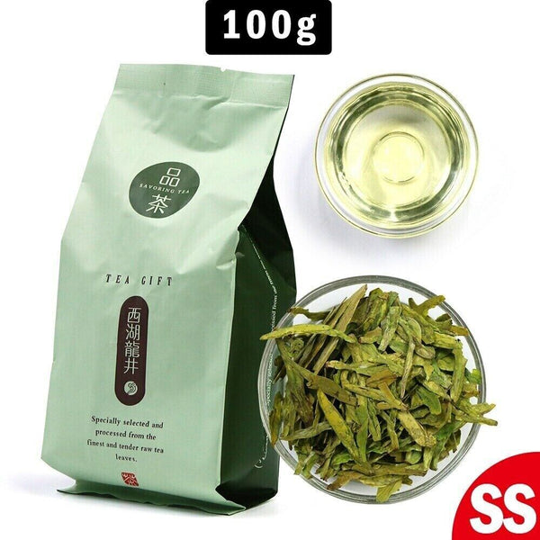 Dragon Well Lung Ching Tea Xihu Long Jing 100g Longjing Chinese Green Tea