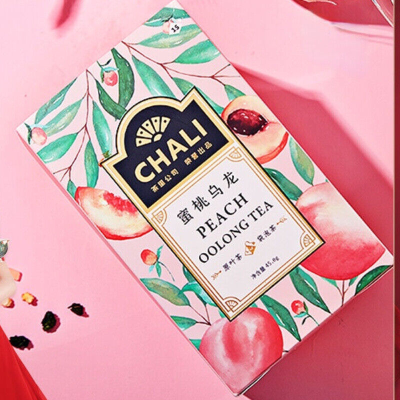 HelloYoung New Organic Peach Oolong Tea Fruit Tea Healthy Drink Hot Cold Brew Tea3g*15bags