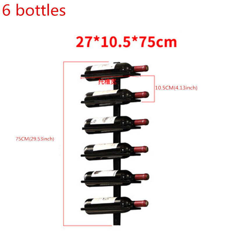 Red Wine Champagne Bottle Display Stand Rack Organizer Tilted/Straight Wine Rack