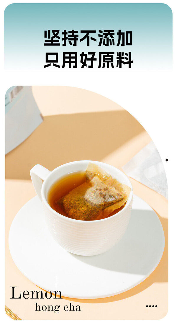 Lemon Black Tea Cold Brew Tea Bags Premium Triangle Tea Bags Bulk Pack