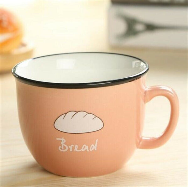 Ceramic Mug Coffee Milk Breakfast Cup Cute Porcelain Tea Mugs 250ml Novetly Gift