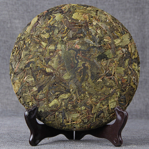 HelloYoung Wuzhai Ancient Tree Gold Leaf Pu'er Tea Huangjinye Top-Grade Cha Tea Cake 357g