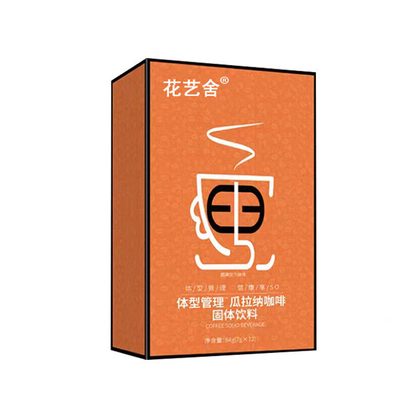 HelloYoung Guarana Coffee Instant Solid Drink Coffee Dietary Fiber Meal Replacement 84g Main image