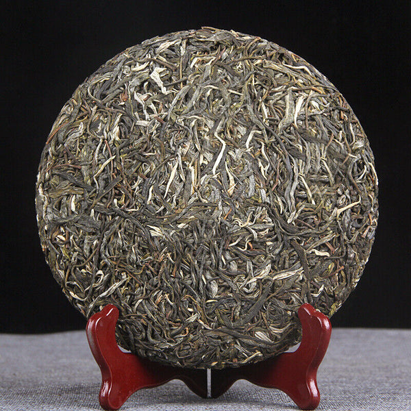 HelloYoung 357g Old Tree Puerh Raw Tea Cake Menghai Black Tea 头春茶年传世印级 古树普洱茶生茶勐海黑茶密香