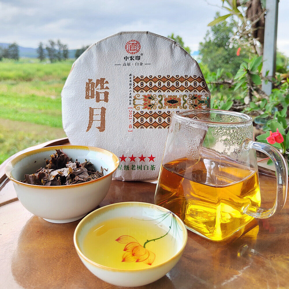 HelloYoung White Tea Pu'er Tea Old Tree White Tea Cake 300g