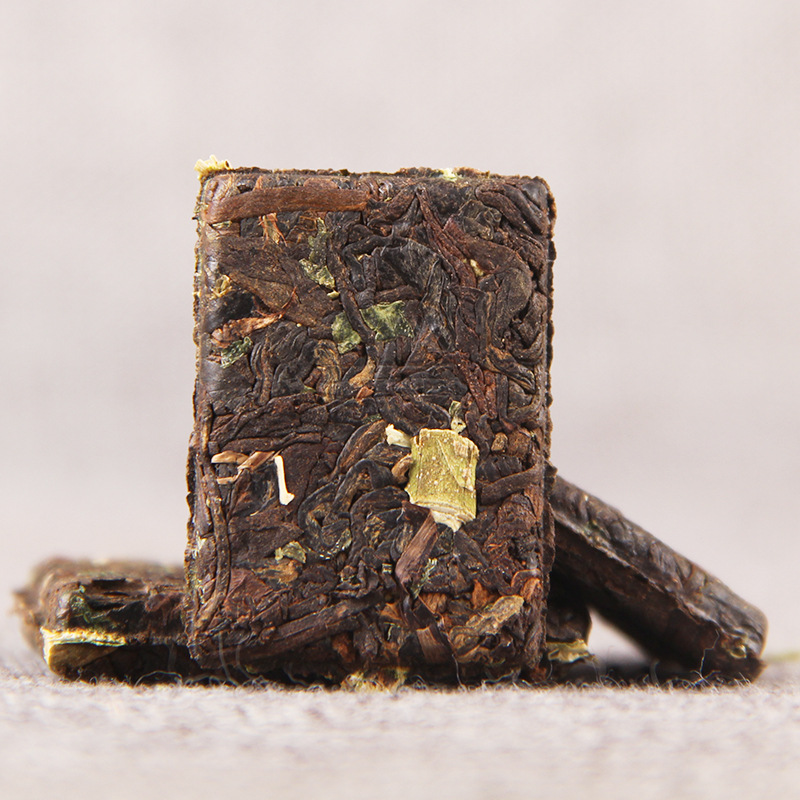 Small tuocha glutinous small square brick tea 500g/1.1LB Puerh ripe tea Secondary image