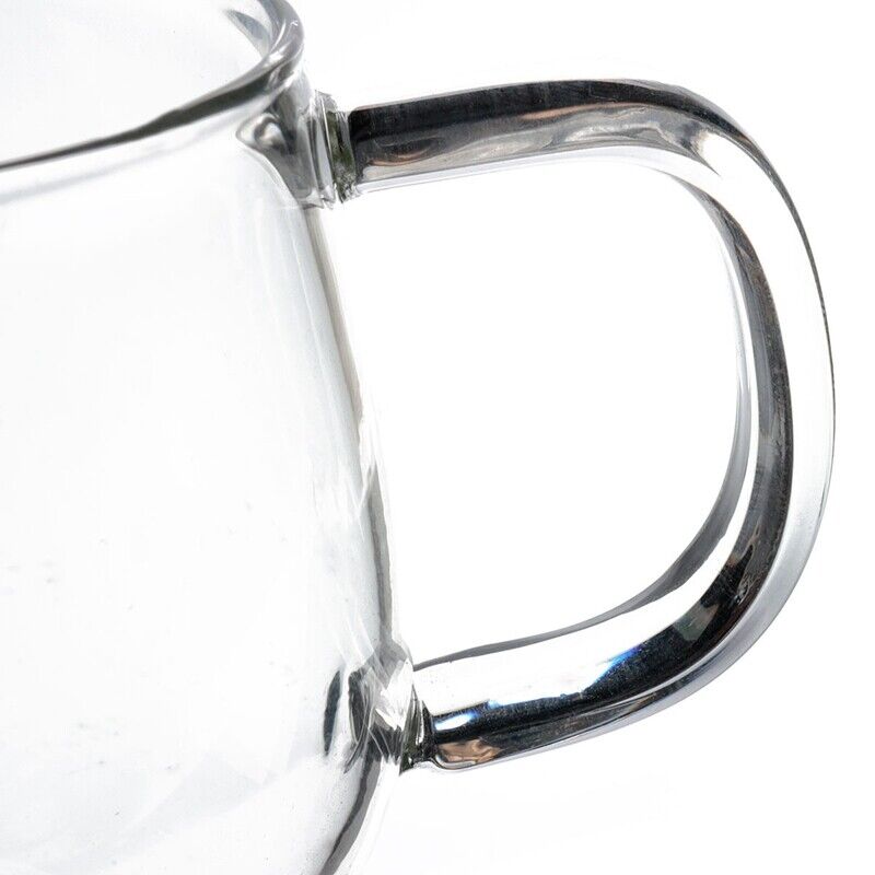 Teacup Tea Glass Cup Coffee Milk Cup with Tea Infuser Filter Lid Use for Home